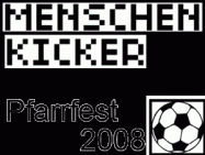 Menschenkicker-Turnier auf dem Pfarrfest